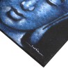 Cuadro de Buda - Detalle de Brocado en Azul