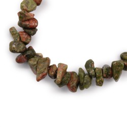 Pulsera Fragmentos de Piedras Preciosas - Jaspe verde