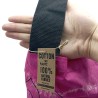 Bolsas de Algodón "Tie Dye" (170g) - 38x42x12cm -  Mandala - Magenta - Asa Negra