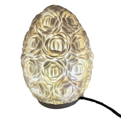 Lámpara Boho Sea Shell - Rosa Ovalada - 20cm