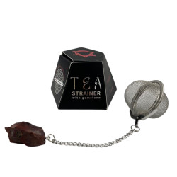 Coador de chá em cristal bruto de pedra preciosa - Mookaite