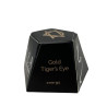 Colador de té de piedras preciosas de cristal crudo - Ojo de tigre dorado