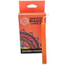Velas Mágicas Manifest (pack de 12) - Naranja - Chakra Sagrado