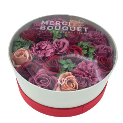 Caixa redonda - Rosas Vintage