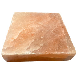 Plato de cocción con sal del Himalaya - Cuadrado - 20x20x5cm