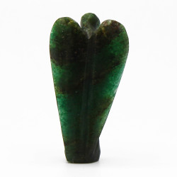 Anjo de pedra preciosa esculpido à mão - Aventurina verde