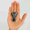 Ángel de piedras preciosas talladas a mano - Hematita