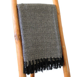 Cobertores Boho Comfort - 125x150cm - Carvão vegetal