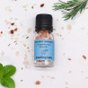 Respirar sal con olor a aromaterapia