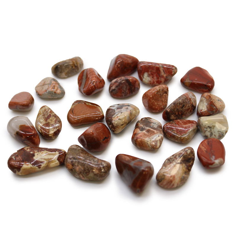 Pequeñas piedras africanas - Jaspe claro - Brecciated