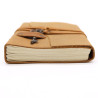 Oiled Tan Leather & Key - 200 páginas - 13x18cm