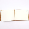Cuaderno de viaje de cuero - 144 páginas - 18x23cm