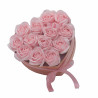 Caja de Regalo - Flor de Jabón  13 Rosas Rosas - corazon