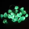 Luces de encantamiento de piedras preciosas - Jade de cristal