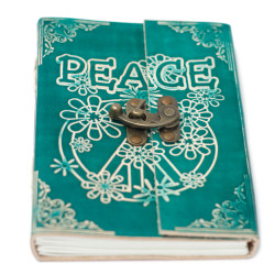 Cuaderno de Cuero Paz (18x13 cm)
