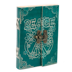 Cuaderno de Cuero Paz (18x13 cm)