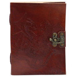 Leather Dragon Notebook  (20x15 cm)