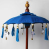 Bali Decoración Hogar Sombrilla - Algodón - Azul- 40cm