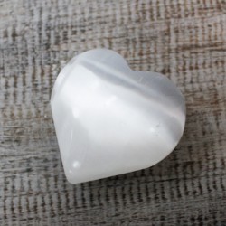 Coração de Selenite - 5-6 cm
