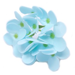 Flores de sabão feitas à mão - Jacinto - azul bebé