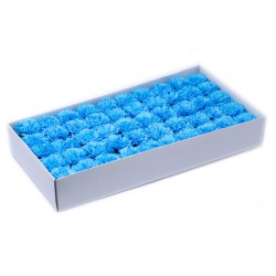 Flor de Jabón Manualidades - claveles - azul