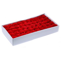 Flor de sabão artesanal - cravos - Vermelho