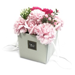Bouquet Flores Jabón-Rosas Rosas y clavel