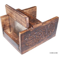 Cortador de sabão em madeira estilo antigo