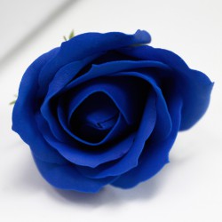 Flor Deco craft média - azul royal