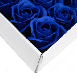 Flor de manualidades deco mediana - azul royal