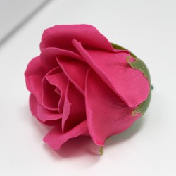 Flor média para artesanato deco - Rosa