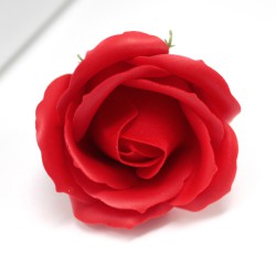 Flor Deco craft média - vermelha