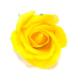 Flor Deco craft média - amarela