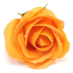 Flor média deco craft - laranja