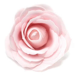 Flor grande deco craft - rosa bebé