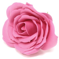 Flor Deco craft grande - cor-de-rosa