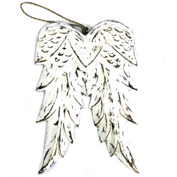 Asas de anjo duplas feitas à mão - 31cm