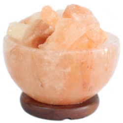 Taça de sal e pedaços - 15 cm x 9 cm