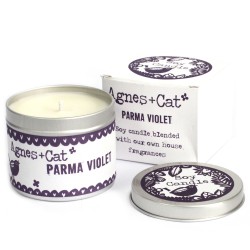 Velas em lata - Parma Violet