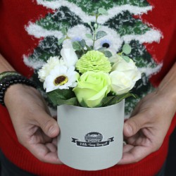 Maceta de regalo Bouquet Petite - Verde Pastel