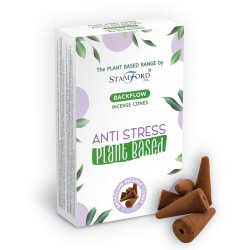 Cones de incenso para refluxo de ervas - Anti-stress
