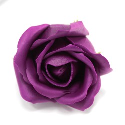 Flor média deco craft - violeta escura