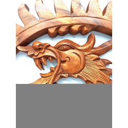 Panel de madera- Dragon 40cm