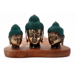 Conjunto de 3 - Cabeças de Buda (vários tamanhos)