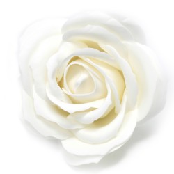 Flor de manualidades deco grande - blanca