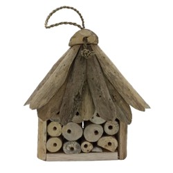 Caixa de madeira flutuante para abelhas e insectos