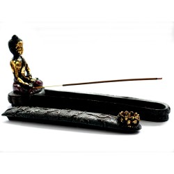 Buda antiguo - Quemador de incienso y caja