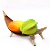 Juego de fruteros de hoja de coco - Natural