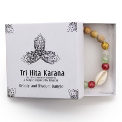 Tri Hita Karana Bangle - Belleza y Sabiduria