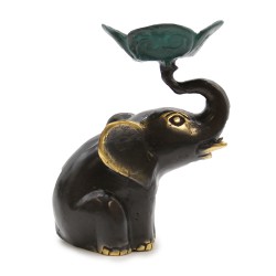 Vela pequena de elefante / suporte de incenso
